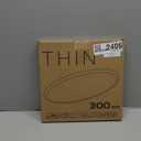 inShareplus 12 Inch LED Ceiling Light, 24W 6000K Cold White, Square White Flush Mount Lights Fixture, 3200LM Super Bright Ceiling Lamp, IP 40 Flat Modern Lighting for Bedroom, Bathroom