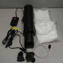 400GPH Fish Tank Filter, UV Aquarium Filter for 55-150 Gallon Turtle Tank Filter Powerful Internal Pump for Cold Plunge Saltwater Cloudywater Clear and Algae Green Killing Machine (Black)