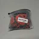 Women's Sheer Mesh Crop Top Lace Short Sleeve Crew Neck See Through Tshirts Summer Outfits, L