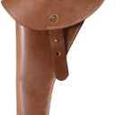 U.S. Civil War Percussion Revolver Leather Holster Embossed US (Left Hand) / US Army M1873 Cavalry Infantry Pistol Revolver Holster- US Stamped Brown
