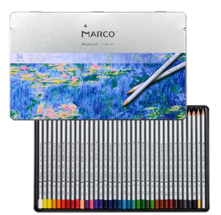 Oil Colored Pencils Sets For Adults Colour Pencils in Iron Box Ideal for Sketching, Illustrations, Doodling & Design Great for Art Lovers & Pros. (RAFFINÉ 7100 Series-72 Colors)