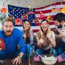 30 Pcs Chiefs Football Party Hanging Swirls Decorations Red and Gold in My Football Era Birthday Party Decoration for Sport Theme Tailgate Game Parties Supply