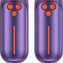 DeeKom Rechargeable Hand Warmers 2 Pack, 6000mAh Electric Hand Warmer Rechargeable, 2 in 1 Portable Hand Warmers with AI Smart Chips, Outdoor, Hunting, Camping for Family for Christmas (Purple)