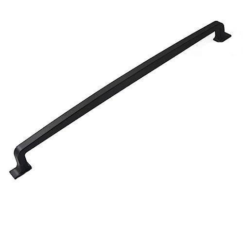 khtumeware 1 Pack 12 Inch Cabinet Handles Matte Black Pulls for Drawer Cabinet Cupboard Handles