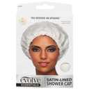 Evolve "Go Satin" Lined Shower Cap Ivory