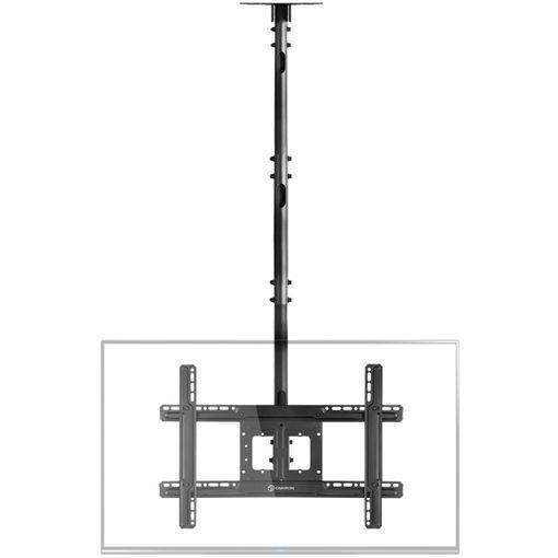 N2L Black Titl Swivel Ceiling TV Mount Screen Size:32-80in