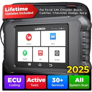 LAUNCH X431 Creader Elite 2.0 FGC OBD2 Scanner, Bi-Directional Scan Tool for Ford/GM/Chrysler Series, ECU Coding, Lifetime FR-EE Update, All System Diagnostic, 100+ Services, Full OBD2 Code Reader LAUNCH X431 Creader Elite 2.0 FGC OBD2 Scanner, Bi-Directional Scan Tool for Ford/GM/Chrysler Series, ECU Coding, Lifetime FR-EE Update, All System Diagnostic, 100+ Services, Full OBD2 Code Reader