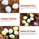 Abaodam 100pcs Artificial Bird Eggs, Speckled Mini Fake Foam Eggs for DIY Crafts Easter Party Decorations Wedding Decorative Photography Prop