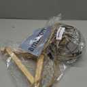 Frideko Wall Lamp with Plug in Cord - Plug in Wall Sconces, Farmhouse Hanging Lamps that Plug into Wall Outlet, Rustic Wall Mount Lamp with Wood Shelf Bracket & Switch Cord for Living Room, Bedroom (Orange)