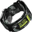 Nereides Compatible with Apple Watch Series 11 Band Series 10/9/8/7/6/5/4/SE/SE2/SE3/Ultra 3/2/1, Nylon Sports Strap with Woven Design for 49mm/46mm/45mm/44mm (L, Green Came)