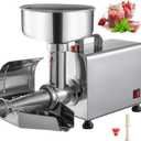 VBENLEM 110V Electric Tomato Strainer 370W Commercial Grade Tomato Milling Machine Stainless Steel Tomato Press and Strainer 90-160 Kg/H Pure Copper Motor Food Strainer and Sauce Maker