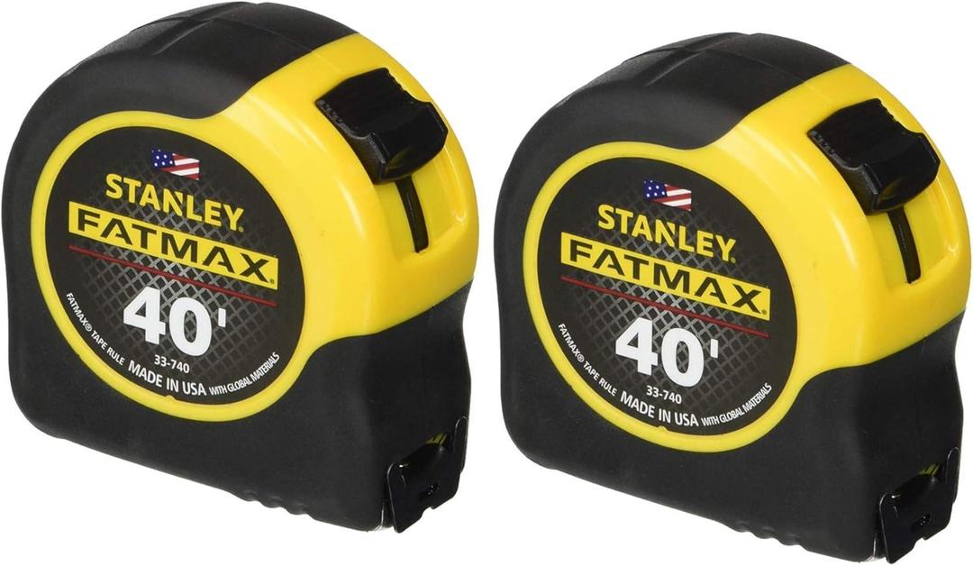 TAPE MEASUR FATMAX 40' Pack of 2 (Yellow, Black)