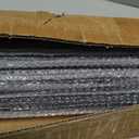 Iron Stair Balusters 5/8" Round 44" Long - 30-Pack Hollow Wrought Iron Plain Spindles for Classic Indoor StaircasesSatin Black