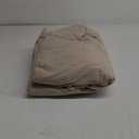 JIYUAN 100% Washed Cotton Duvet Cover Set 3 Pieces King, 1 Duvet Cover 104x90 Inches(Comforter Not Included) and 2 Pillowcases,Linen Feel Bedding Set Comfy and Breathable, Heathered Tan