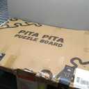 pita-pita Blue 1500 Pieces Rotating Puzzle Board with Drawers and Cover, Dual-Sided 35''x27''Portable Jigsaw Puzzle Table, Tilt&Lazy Susan, Gift for mom Adults