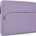 Laptop Sleeve 14 inch, Slim Portable Monitor Protective Cover with Front Pocket, Traveling Carrying Laptop Case Compatible for MacBook Air/Pro, HP, Dell, Lenovo, Acer, Lavender