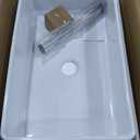 Kingsman Hardware Fireclay Drop-in or undermount 30-in x 18-in Fireclay Single bowl Kitchen Sink