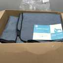 Bunlitent Washable Pee Pads for Dogs 72x72, 2 Pack, Extra Large Reusable Puppy Pads, Dog Training Pads with Quick Dry, Large Anti-Slip Dog Pee Pads, Whelping Pads, Potty Pad (Gray)