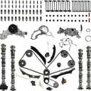 3.6 Engine Overhaul Kit Camshafts Rocker Arm Lifter Set Timing Chain Kit
Fit For Chrysler 200 300 Dodge Avenger Charger Durango Jeep Grand Cherokee Ram 1500 3.6L V6 2011-2016 90511SX AW6169 M528