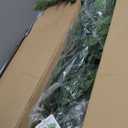 Artificial Ficus Tree, 7ft Silk Fake Ficus Leaves Plant with Basket, Indoor Outdoor Faux Green Tree for Home Garden Office House Livingroom Décor