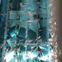 Shimmer Wall Decor Sequin Panels - Turquoise Backdrop Panels (Pack of 12) for Parties (3ftx4ft)