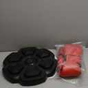 2025 New Model Smart Music Boxing Machine for Adults and Kids, Training Machine with LED Electronic Wall Mounted, Home Indoor Workout Equipment with Premium Boxing Gloves (Black 03)