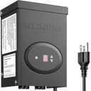 SUNVIE 120W Low Voltage Transformer for Landscape Lights with Timer and Photocell Sensor Waterproof Low Voltage Landscape Lighting Transformer for Path Lights Outdoor Spotlight 120V to 12V, ETL Listed