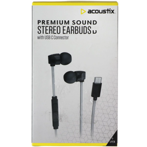 Acoustic Lightweight High Fidelity Earbuds And Premium Sound Stereo Earbuds