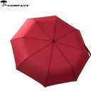 SY COMPACT Travel Umbrella Windproof Automatic Umbrellas Small Compact UV Sun Protection Factory Outlet Umbrella, Red