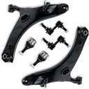 6Pcs Front Lower Control Arm Ball Joints Stabilizer Sway Bar End Link Fit for Subaru 2016 2017 Crosstrek, 2013 2014 2015 XV Crosstrek RK623560 RK623561 K750084 K9513