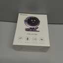 Clip on Fan for Bed, Portable Fan for Travel, 360 Rotate Battery Operated Personal Fan, Digital display, stroller fan with 5 Speeds, For Home Office Stroller Camping - Black