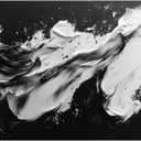 IHAYATE Black And White Canvas Wall Art Modern Poster Prints Picture Artwork Painting Room Bedroom Corridor Wall Decor(Black 67)-50x70cm(20x28in) Unframed