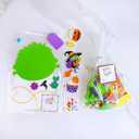 Winlyn 36 Sets Halloween Craft Kits Fall Crafts DIY Pumpkin Bat Black Cat Ghost Candy Corn Frankenstein Ornaments Art Crafts Sets Foam Stickers for Kids Classroom Activities Halloween Party Treats