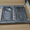 5-Step Folding Ladder, Heavy Duty Ladders for Home & Kitchen, Folding Ladder Easy to Store, Tall Ladder for Adults, Anti-Slip & Space-Saving Step Ladder, 330 Lbs Capacity (Black)