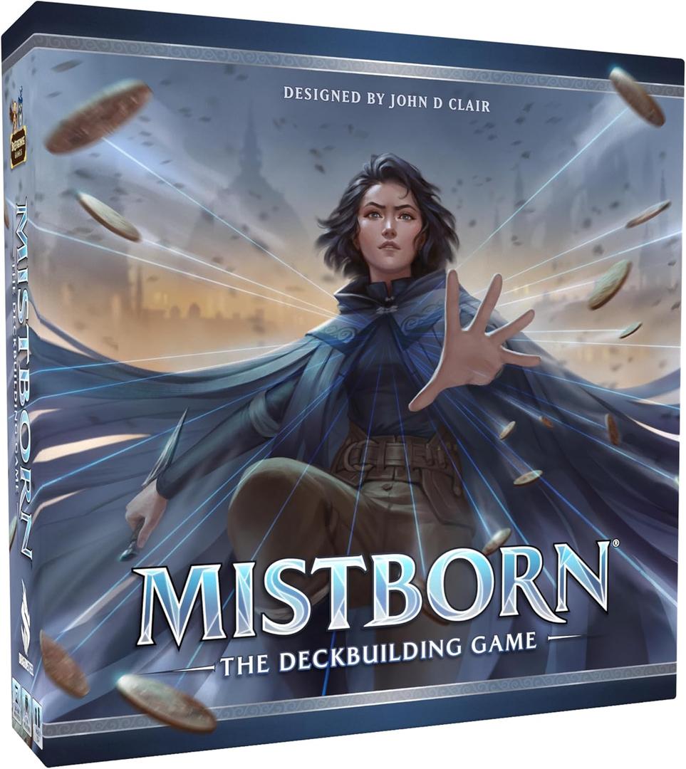 Brandon Sanderson's Mistborn Deckbuilding Game - Forge Alliances in Epic Metal-Burning Battles - Cooperative Card Game - Immersive Strategic Gameplay - 1 to 4 Players, Ages 13+