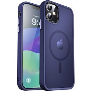 MOCCA Strong Magnetic for iPhone 12 Case/iPhone 12 Pro Case,[Compatible with Magsafe][Mil-Grade Drop Protection]Slim Shockproof Translucent Protective Phone Case for iPhone 12/12 Pro,Fluorescent