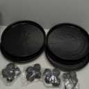 Plant Saucer 14 16 18 20 22 Inch, 4 Pack Heavy Duty Large Plant Tray for Planter Pot, Plastic Flower Pot Saucers Drip Water Trays for Indoors and Outdoors (14 Inch)