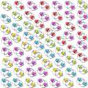 Skylety 10 Pcs Bike Fidget Chain Flippy Bulk Mini Chain Key Ring for ADHD Stress Relief Flippy Key for Adults