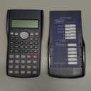 Helect 2Line Engineering Scientific Calculator, Suitable for School and Business (Black)