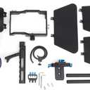 DSLR Camera Cage, Alloy Camera Camcorder Video Cage, Camera Cage with Follow Focus Matte Box Protections Cover for GH4 Cameras