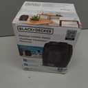 BLACK+DECKER Portable Space Heater, 1500W Room Space Heater with Carry Handle for Easy Transport Black