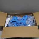 24PCS Full Set Exterior Decoration Trim Kit Fit for 2018-2026 Jeep Wrangler JL JLU 2/4 Doors, Door & Hood Hinge Covers Door Handle Side Vent Tailgate Hinge Cover Trim(Light Blue)