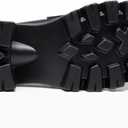 DREAM PAIRS Women Loafers Platform Chunky Heel Slip On Lug Sole Casual Dressy Office Business Shoes (11, Black-pu)