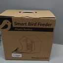 Smart Bird Feeder with Camera Solar Powered AI Identification 10,000+ Bird 2K UHD Video Live Instant Arrival Alerts and Real-Time Motion Detection Weatherproof Bamboo for Outdoor Birds Lovers
