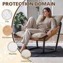 3 Pack Recliner Floor Protectors 30"x 30", Non-Slip Felt Furniture Pads for Hardwood Floors & Carpet, Anti-Slide Felt Mats to Prevent Furniture Moving & Scratching