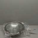 LOLYKITCH 12 Inch Tri-Ply Stainless Steel Wok Pan with Lid,Kadai,5 QT Induction Cooking Pot,Dishwasher and Oven Safe