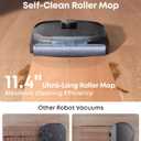 Eufy Certified Like-New Robot Vacuum E28, Portable Deep Cleaner for Carpet, HydroJet System with Roller Mop, All-in-One Robot Vacuum and Mop Combo, Corner-to-Edge Cleaning 