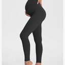 Buttergene Women's Maternity Leggings over the Belly Pregnancy Active Wear Workout Yoga Tights Pants