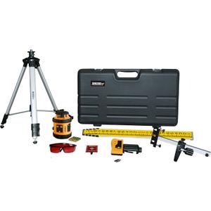 Johnson Level & Tool 40-6517 Self-Leveling Rotary Laser System, 29 x 7", Red, 1 Kit