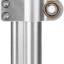 Universal Motorcycle Steering Damper Stabilizer Control Accessory CNC Aluminum Alloy Motorcycle Damper Control (Silver)